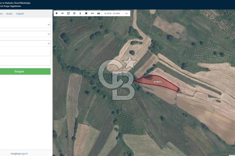 Kocaeli İzmit Bulduk Mahallesinde 1.602 m2 Satılık Tarla