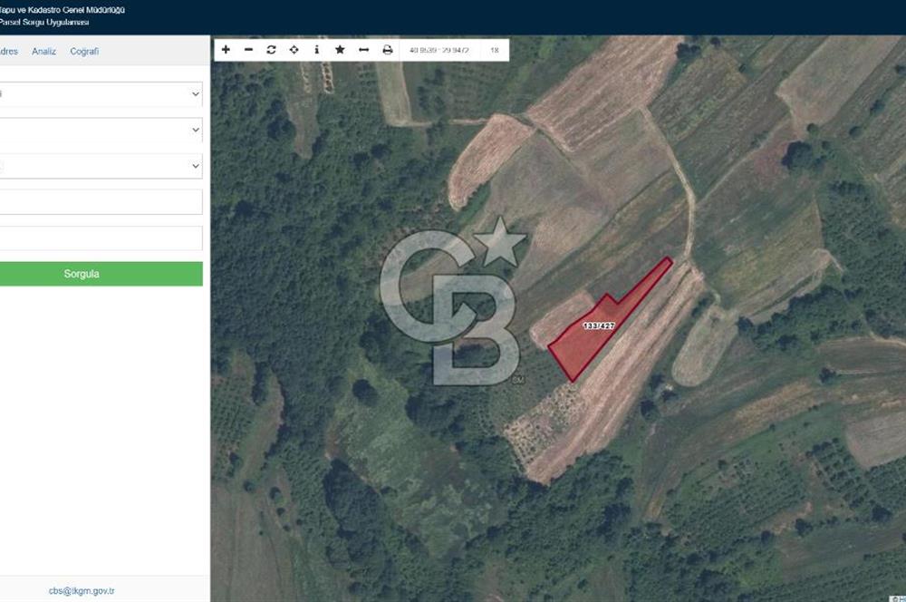 Kocaeli İzmit Bulduk Mahallesinde 1.435 m2 Satılık Tarla