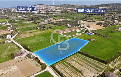 ÇEŞME MUSALLADA 8.128 m2 65 METRE YOLA CEPHELİ SATILIK TARLA