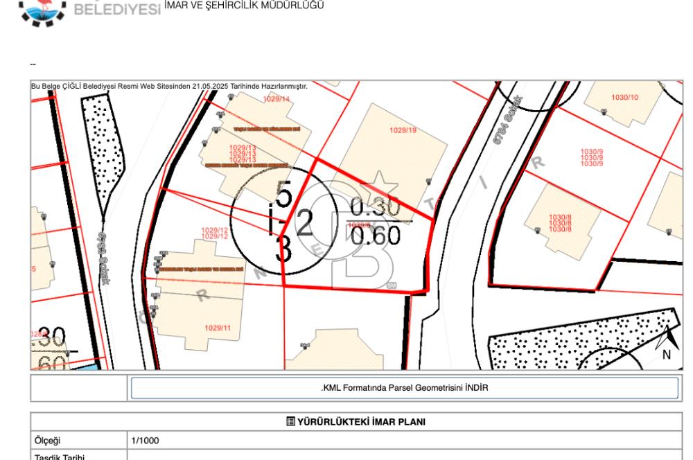 Çiğli Aydınlıkevler Çiftehavuzlar'da Satılık 596 m2 İmarlı Arsa