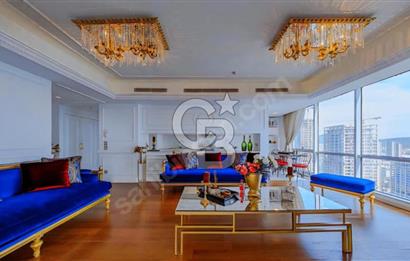 ATAŞEHİR ANDROMEDA GOLD FULL ADALAR MANZARALI DEV BALKONLU EŞYALI 3+1