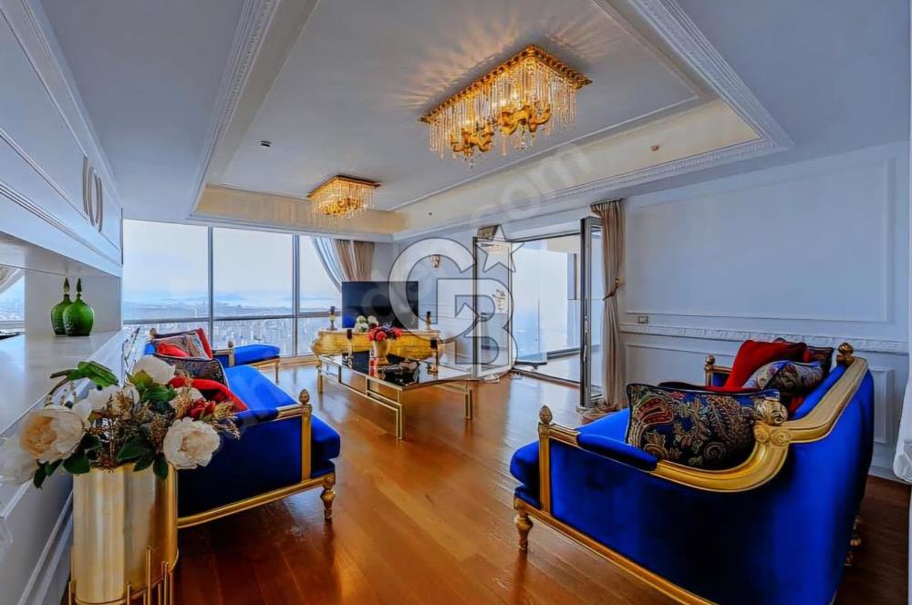 ATAŞEHİR ANDROMEDA GOLD FULL ADALAR MANZARALI DEV BALKONLU EŞYALI 3+1