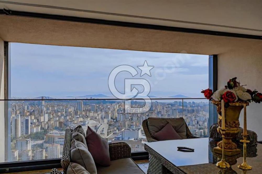 ATAŞEHİR ANDROMEDA GOLD FULL ADALAR MANZARALI DEV BALKONLU EŞYALI 3+1