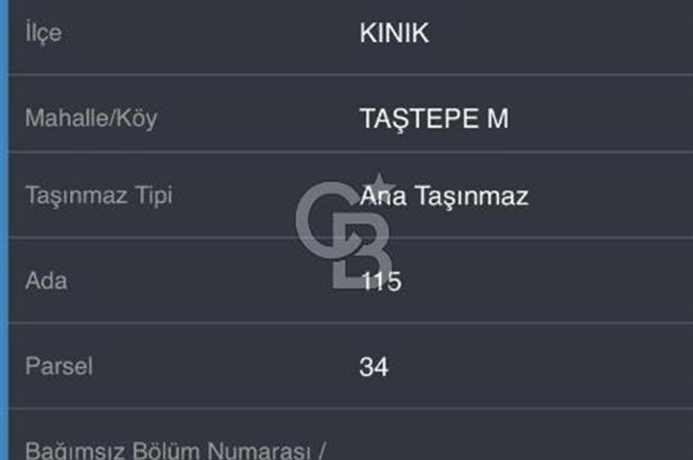 İzmir Kınık Taştepe'de Acil Satılık 2 Adet Tarla 