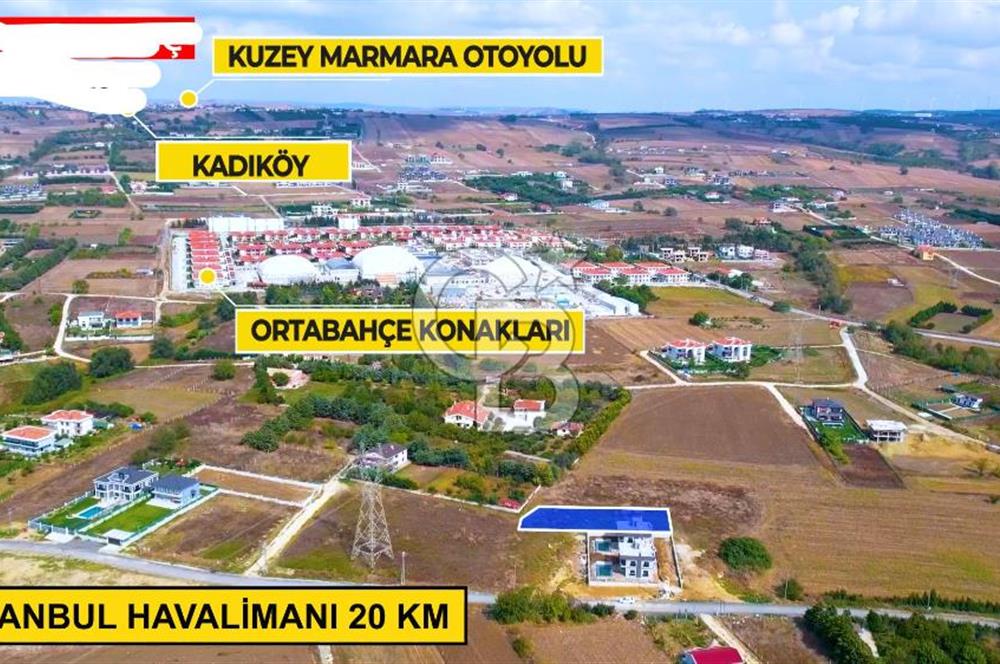 CB SE7EN'DAN SİLİVRİ ORTAKÖY SATILIK VİLLA İMARLI ARSA