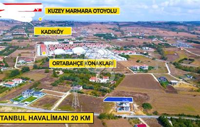 CB SE7EN'DAN SİLİVRİ ORTAKÖY SATILIK VİLLA İMARLI ARSA