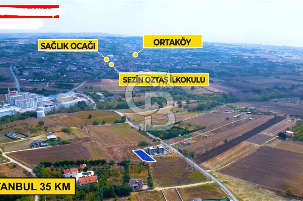 CB SE7EN'DAN SİLİVRİ ORTAKÖY SATILIK VİLLA İMARLI ARSA