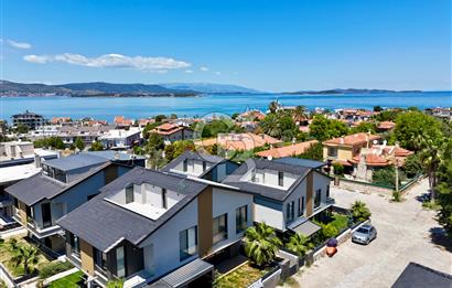 TEOK'tan Urla Kalabak'ta Deniz Manzaralı Satılık Sıfır Villa