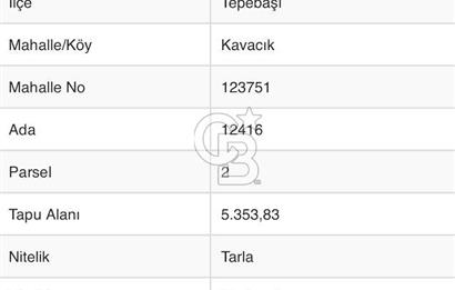 CB MARS'TAN ESKİŞEHİR'İN GELİŞEN BÖLGESİ KAVACIK'TA DEĞERLİ ARSA