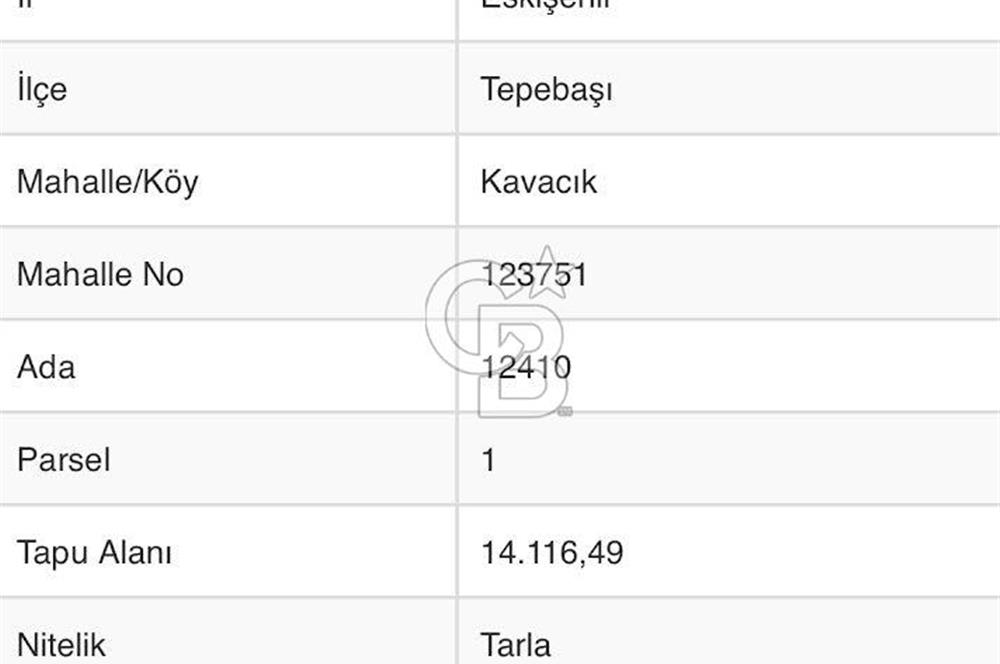  CB MARS'TAN ESKİŞEHİR'İN GELİŞEN BÖLGESİ KAVACIK'TA TARLA