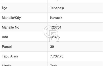 CB MARS'TAN ESKİŞEHİR'İN GELİŞEN BÖLGESİ KAVACIK'TA DEĞERLİ ARSA