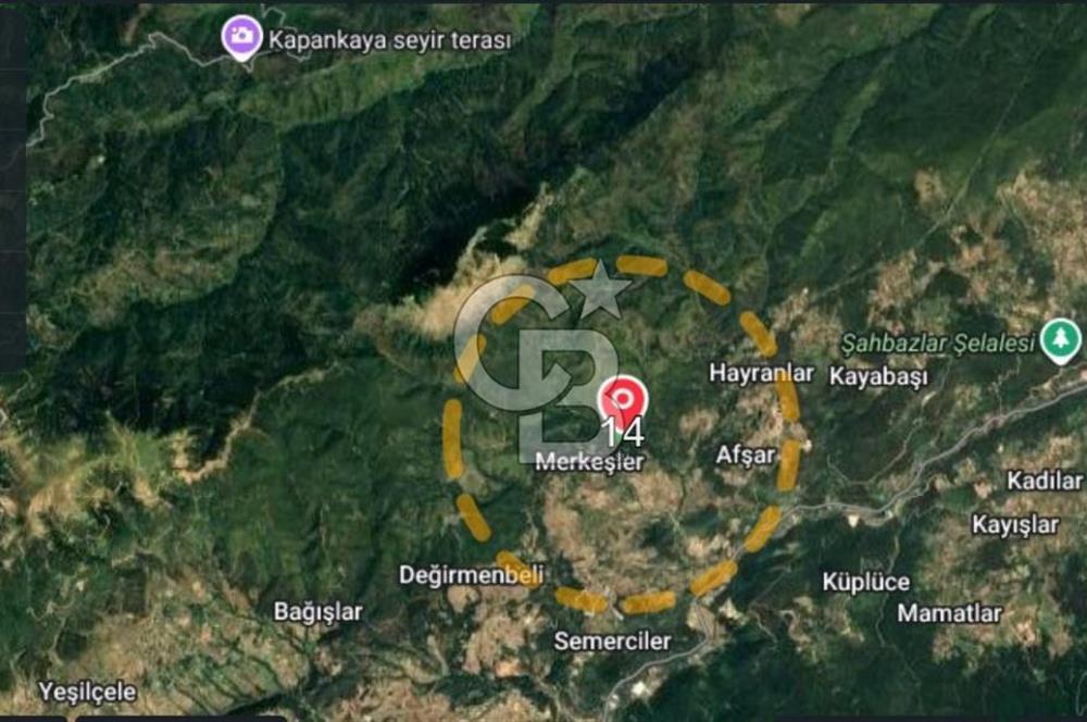 BOLU MERKEZ MERKEŞLER KÖYÜ TEK TAPU FIRSAT TARLA