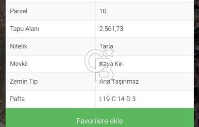 Kırtepe köyünde sulu tarıma elverişli yolu açık tarla