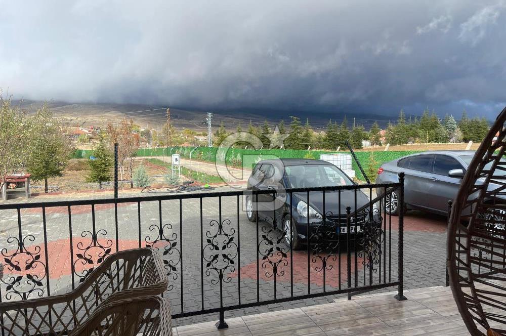 ANKARA ELMADAĞ'DA 5.556 m2 BAHÇE İÇİNDE LÜKS YAPILI EŞYALI EV