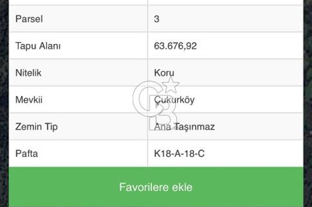 GÜZELHİSAR BARAJI MANZARALI 60 DÖNÜM 72 HİSSELİ ARAZİ