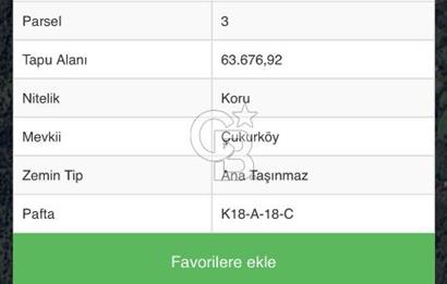 GÜZELHİSAR BARAJI MANZARALI 60 DÖNÜM 72 HİSSELİ ARAZİ