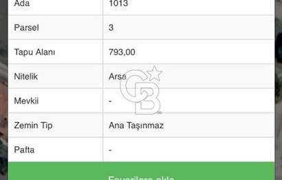 HASANOĞLAN GİRİŞİNDE YÜKSEK KATA UYGUN 793 M2 SATILIK ARSA