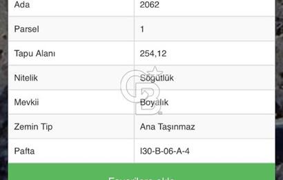 ELMADAĞ YENİMAHALLE BOYALIK MEVKİİNDE 254 M2 SATILIK TARLA
