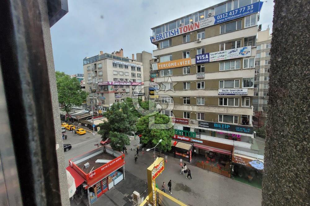 KIZILAY KARANFİL 1 SOKAKTA İŞYERİNE DE UYGUN KİRALIK DAİRE