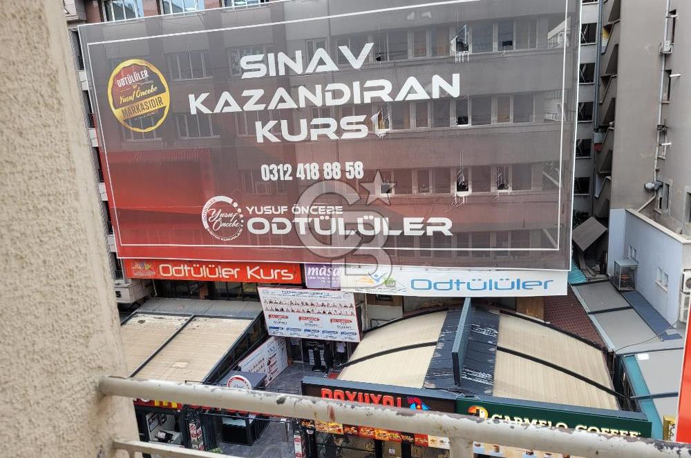 KIZILAY KARANFİL 1 SOKAKTA İŞYERİNE DE UYGUN KİRALIK DAİRE