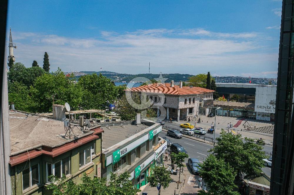 Beşiktaş Deniz Müzesi Karşısı Teraslı Deniz Manzaralı Komple Kiralık Ofis Katı 