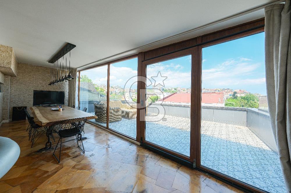 Beşiktaş Deniz Müzesi Karşısı Teraslı Deniz Manzaralı Komple Kiralık Ofis Katı 