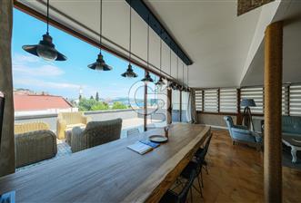 Beşiktaş Deniz Müzesi Karşısı Teraslı Deniz Manzaralı Komple Kiralık Ofis Katı 