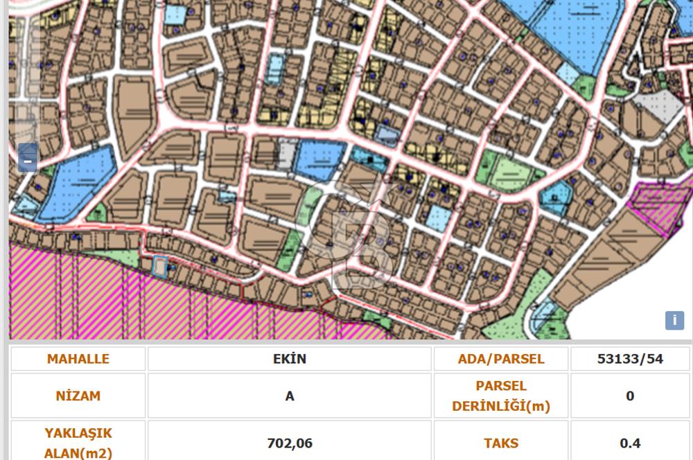 MAMAK EKİN MAH SATILIK 702 m2 MÜSTAKİL ARSA… KONUT İMARLI
