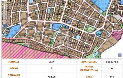 MAMAK EKİN MAH SATILIK 702 m2 MÜSTAKİL ARSA… KONUT İMARLI