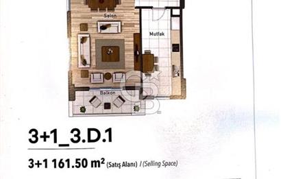 SUR YAPI'DA' SATILIK '''FIRSAT''' ARA KAT 3+1 DAİRE 161 m² GÜNEY