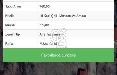 Cankurtaran Mah. 760 M² Müstakil Büyük Bahçeli Satılık Villa