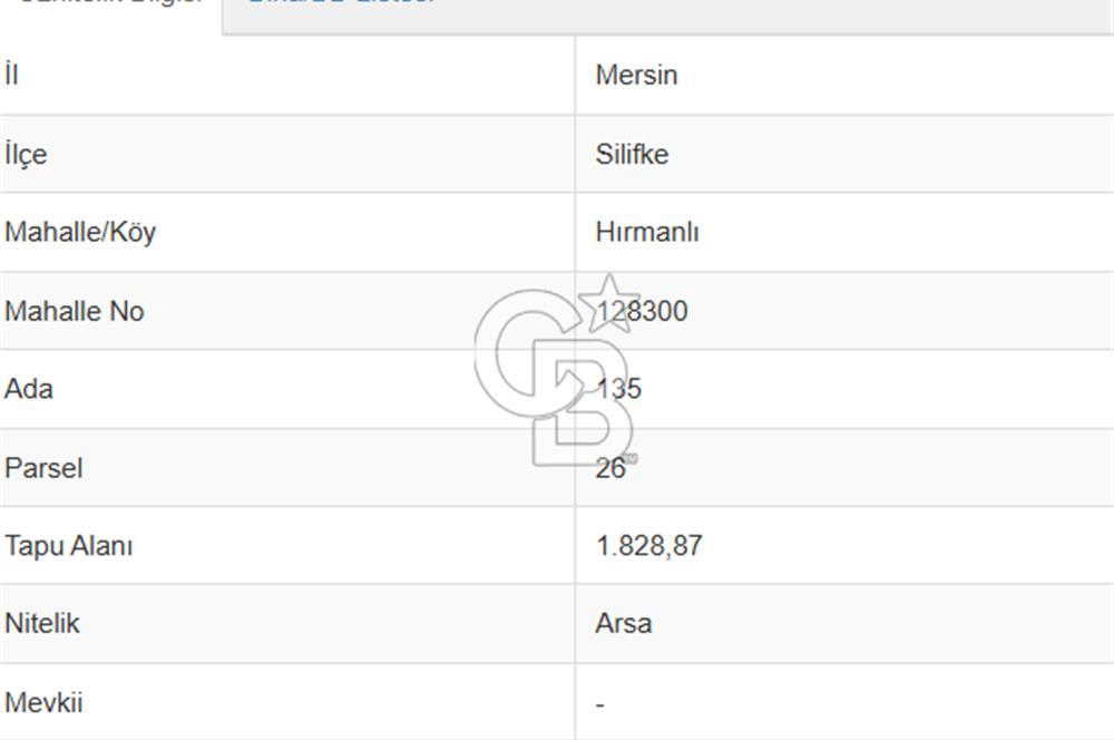 Yeşilovacık'ta (Hırmanlı) imarlı arsa