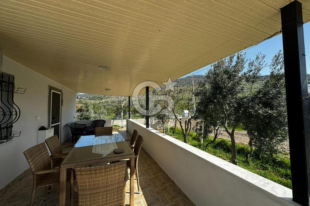MENEMEN/SÜLEYMANLI'DA SATILIK YOLA SIFIR 2+1 BAHÇELİ BAĞ EVİ