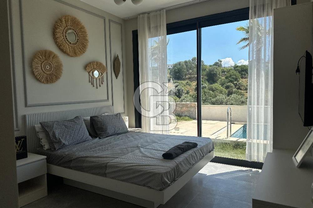 Bodrum Milas Havalimanına Yakın Yıllık Kiralık Müstakil Havuzlu Villa
