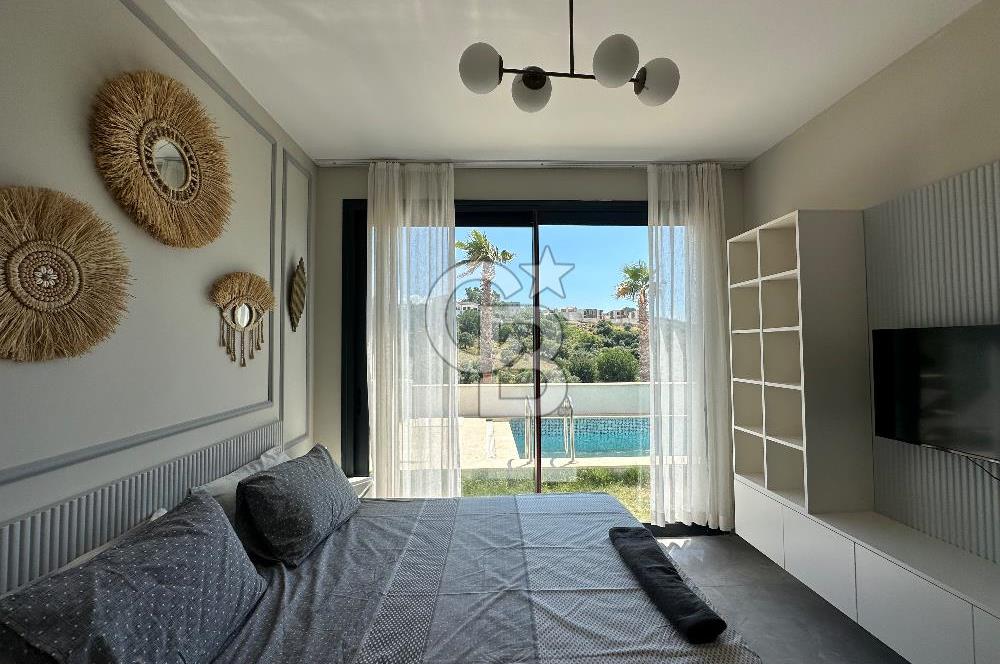 Bodrum Milas Havalimanına Yakın Yıllık Kiralık Müstakil Havuzlu Villa