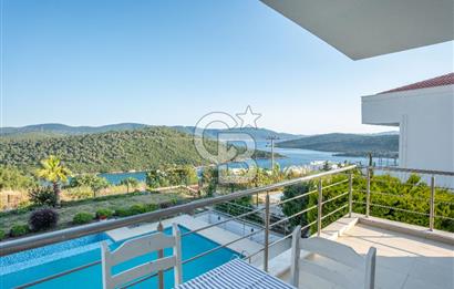 Adabükü, Panoramik Deniz ve Koy Manzaralı Satılık Müstakil Villa
