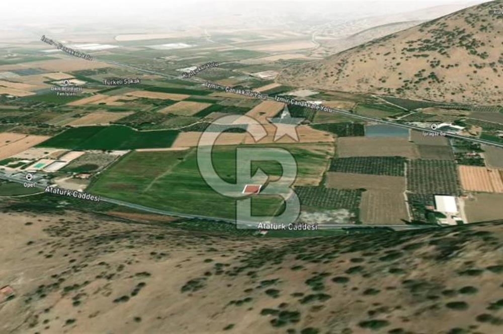 DİKİLİ'DE TİCARİ İMARLI 845 M2 SATILIK ARSA