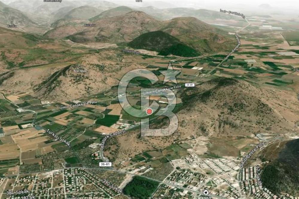 DİKİLİ'DE TİCARİ İMARLI 845 M2 SATILIK ARSA