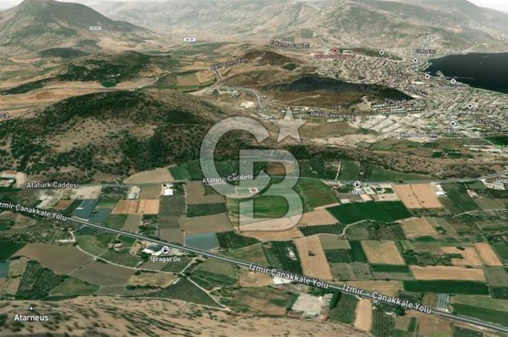 DİKİLİ'DE TİCARİ İMARLI 845 M2 SATILIK ARSA