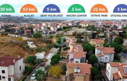 GUZELBAHÇE YAMAÇEVLERİ EN ÖN SIRA MÜSTAKİL BAHÇELİ VİLLA
