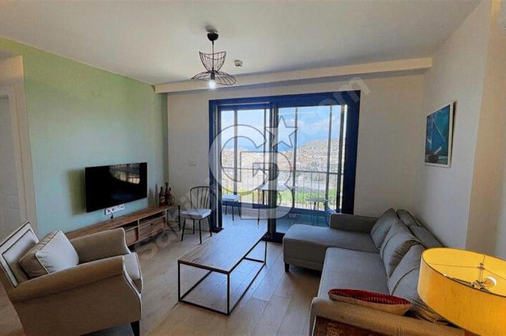 ÇEŞMEDE ENCORE LOFTDA EŞYALI DENİZ MANZARALI HAVUZLU KİRALIK 1+1