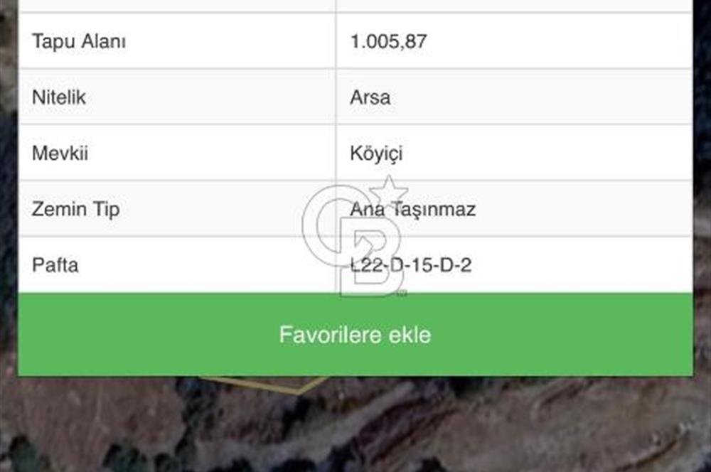 Çal Dağmarmara'da Köy İçi İmarlı 1.005 m² Satılık Arsa