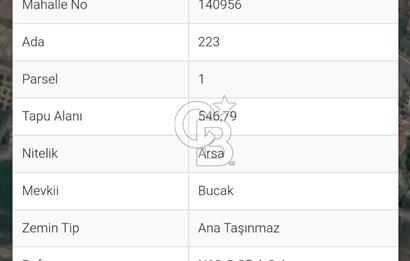 MİLAS ÖREN'DE TEK TAPU SATILIK 546 M2 ARSA