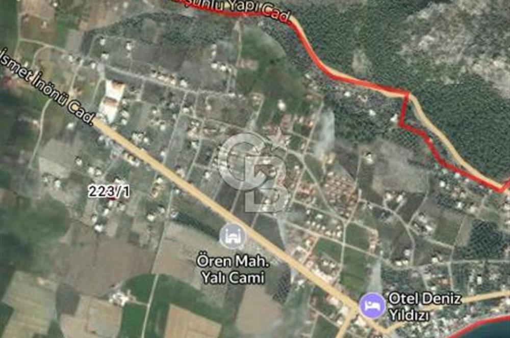 MİLAS ÖREN'DE TEK TAPU SATILIK 546 M2 ARSA