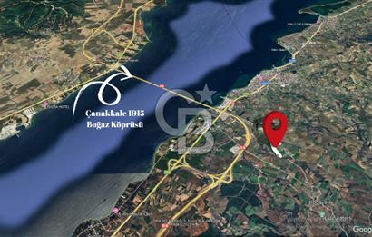 ÇANAKKALE LAPSEKİ GAZİSÜLEYMAN PAŞA'DA SATILIK BOĞAZ MANZARALI ARAZİ