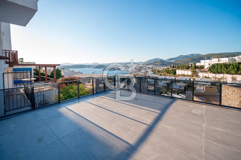 Bodrum Kumbahçe'de Satılık Deniz Manzaralı Müstakil 4+1 Villa