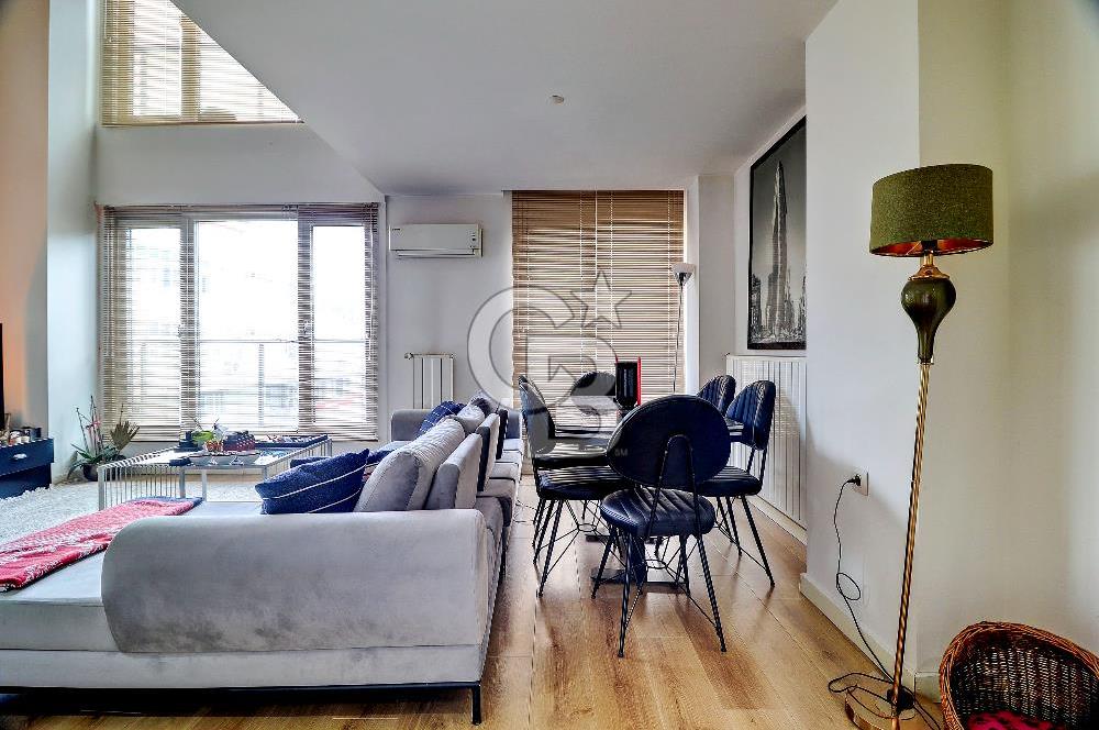 NEF 2 Haliç Kiralık Bakımlı 120 m2 1+1 Loft Daire