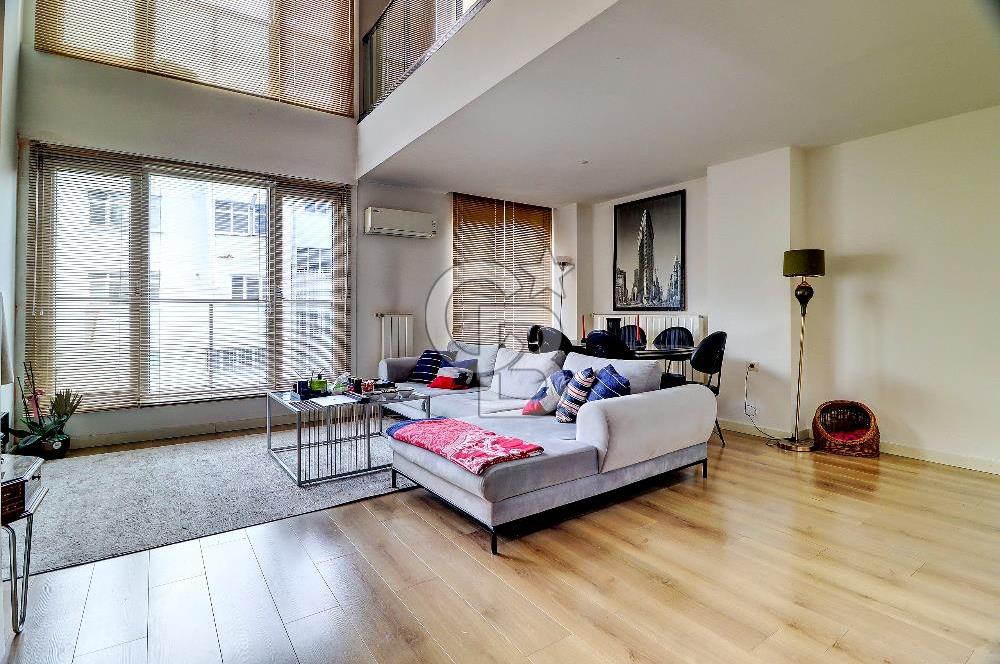 NEF 2 Haliç Kiralık Bakımlı 120 m2 1+1 Loft Daire