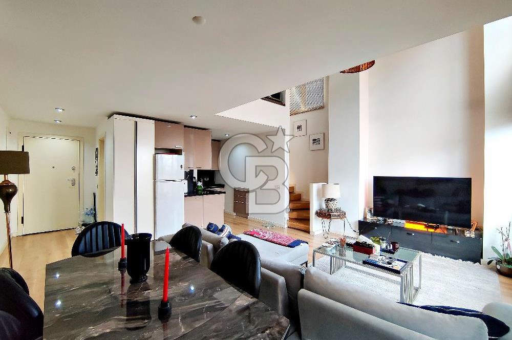 NEF 2 Haliç Kiralık Bakımlı 120 m2 1+1 Loft Daire
