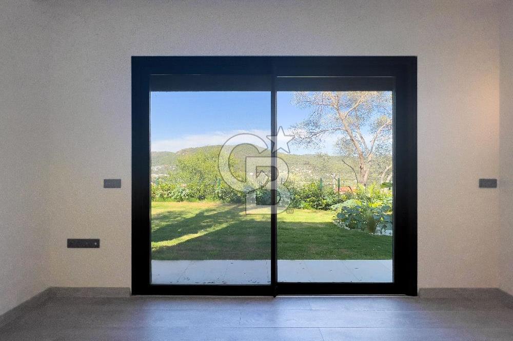 Bodrum Kızılağaç'ta geniş bahçeli havuzlu 3+1 villa ve 2+1 daire